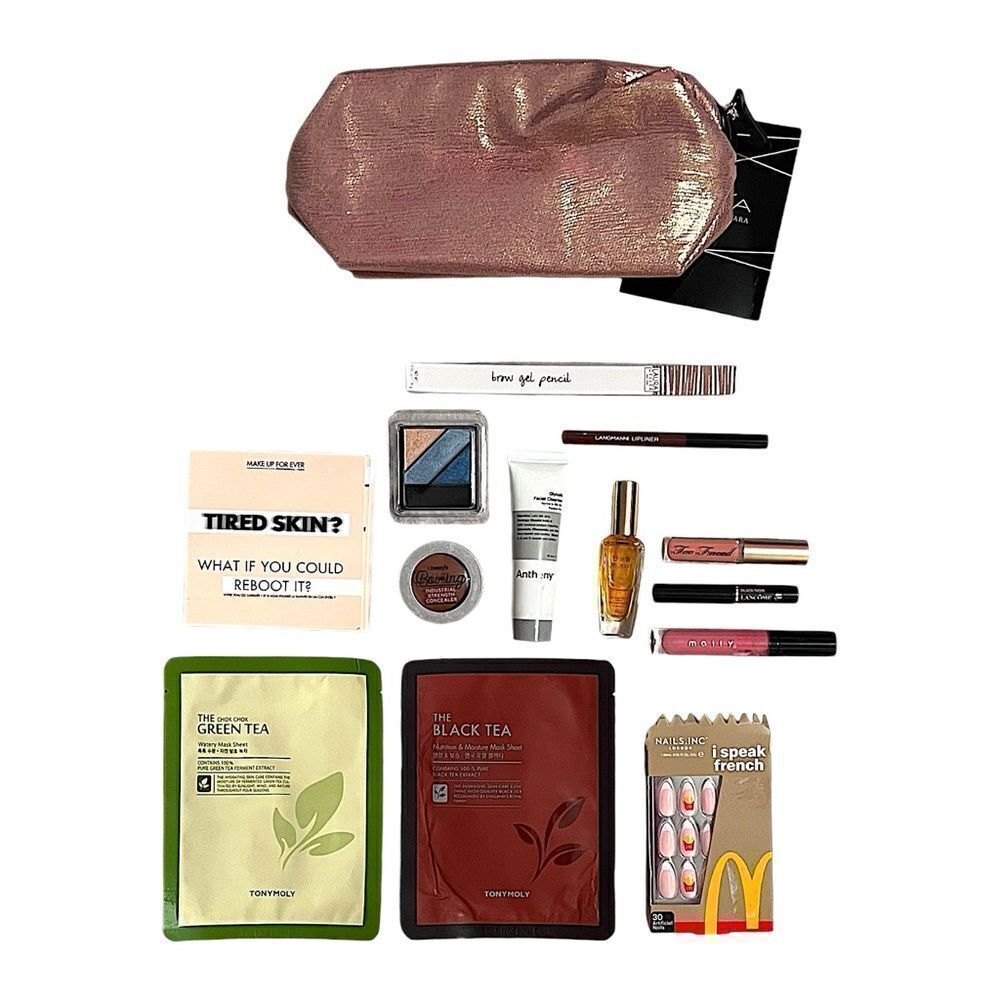 💎2/$30💎Big Bundle Of Skincare And Makeup With Cosmetic Bag #2 (Over $100 Retail)